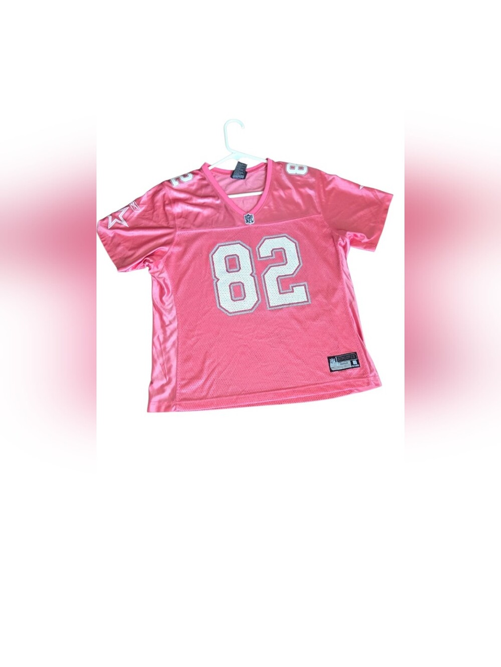 Reebok Dallas Cowboys Jason Witten Pink NFL Jersey Womens Size XL